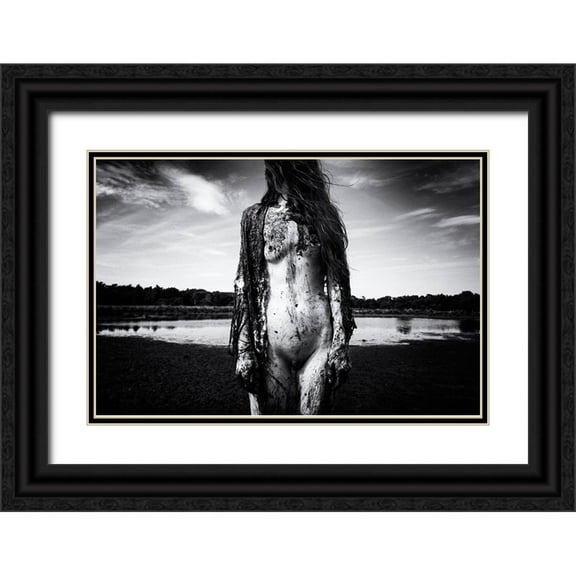 Dirven, Ton 14x11 Black Ornate Wood Framed with Double Matting Museum Art Print Titled - Untitled