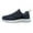 Dark Blue, variant on Couple Models Men's Women's Middle and Elderly Light and Comfortable Non Slip Hook Loop Walking Sport Shoes Sneaker