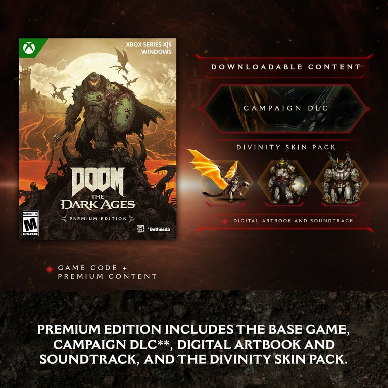Doom The Dark Ages: Premium Edition - Xbox One, Xbox Series X|S