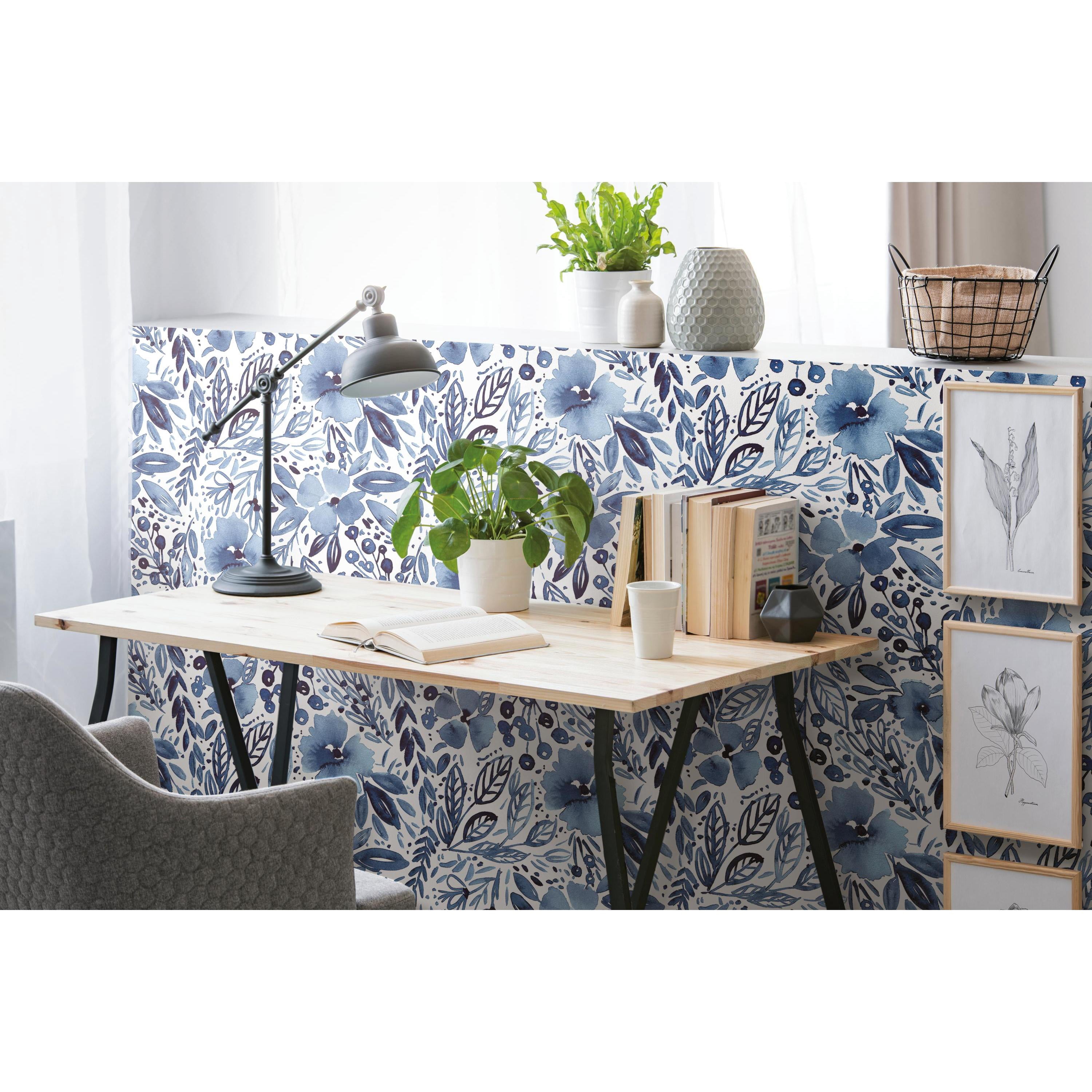 RoomMates Clara Jean April Showers Peel and Stick Wallpaper