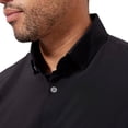 thumbnail image 4 of Mizzen+Main Leeward Wrinkle-Resistant Short-Sleeve Button-Up Performance Men's Dress Shirt with 4-Way Stretch, Trim Fit (Black Solid, Medium), 4 of 7