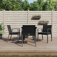 thumbnail image 1 of vidaXL 5 Piece Garden Dining Set with Cushions Poly Rattan and Steel, 1 of 5