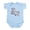 Sky Blue, variant on - Halloween Dinosaur Mummy - Baby Light Bodysuit, Size Newborn - 24 Months