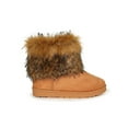 thumbnail image 2 of Mata Round Toe Fluffy Faux Fur Cuff Bootie 20434, 2 of 6