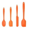 thumbnail image 7 of 4pcs Kitchen Cooking Silicone Spatula Set Heat Resistant Turner Scraper Baking Utensils  Orange, 7 of 7