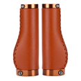 thumbnail image 2 of Leather Bike Handlebar Grips, Lockable Durable Bike Handlebar Grips  for Bicycles, 2 of 7