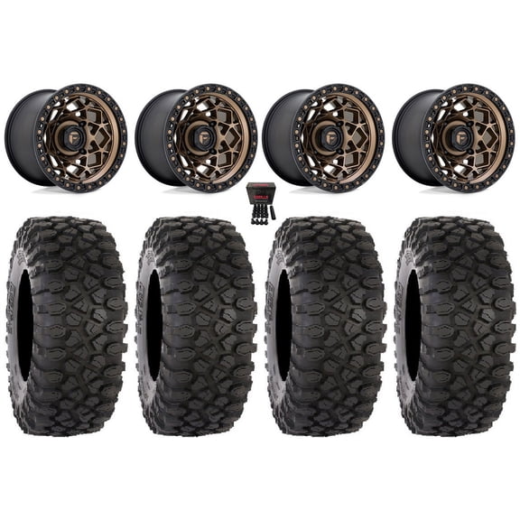 Fuel Unit 15" Wheels Bronze 33" XC450 Tires Polaris RZR XP 1000 / PRO XP / Ranger XP 900/1000