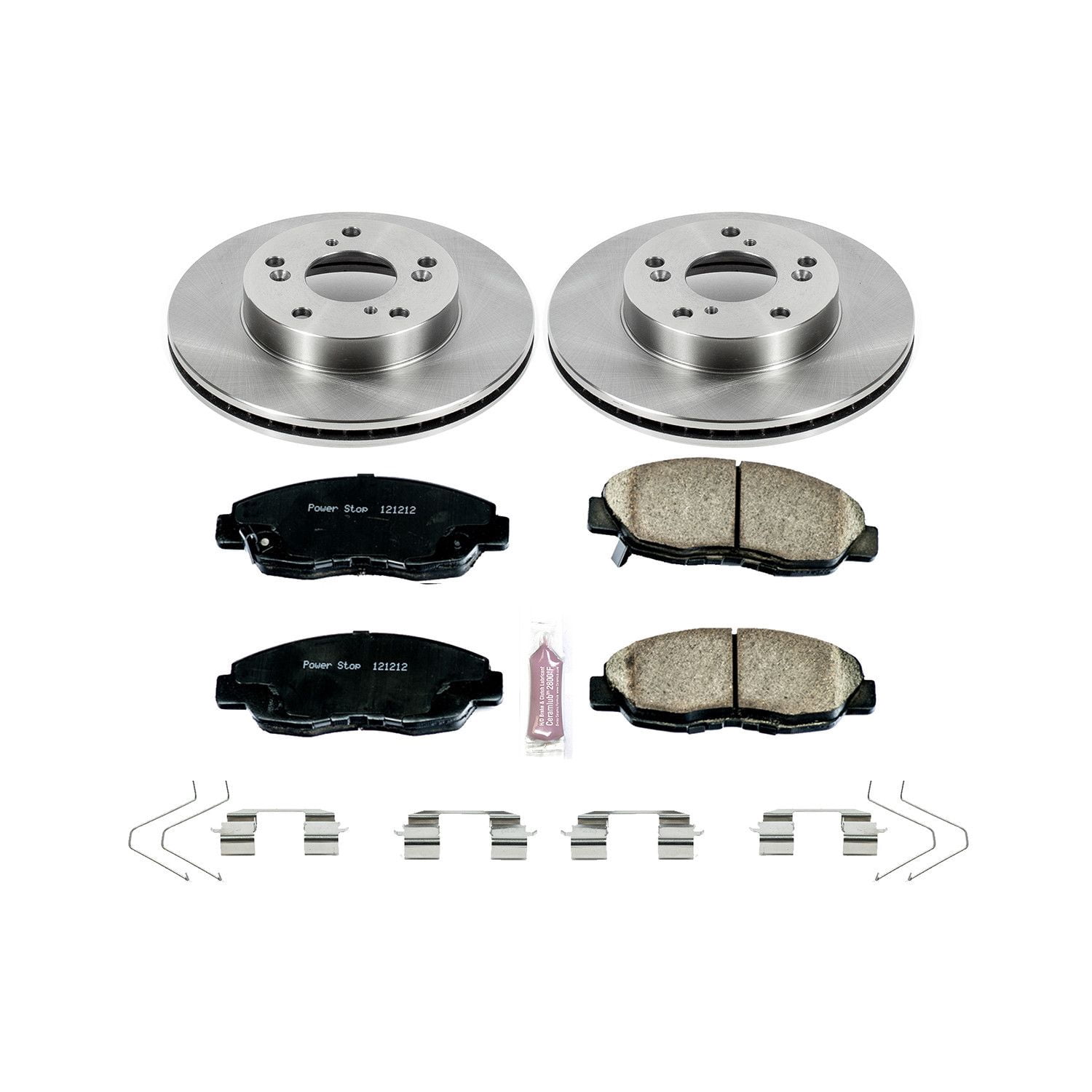 Power Stop Front Stock Replacement Brake Pad and Rotor Kit KOE6319