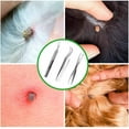 thumbnail image 6 of 3 Pack Tick Remover Tool Set,Stainless Steel Tick Remover + Tweezers,Safe Tick Remover Suitable for Dogs,Cats,Humans, 6 of 6