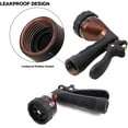 thumbnail image 6 of Garden Hose Nozzle 6 Sprayers Patterns Water Hose Spray Nozzle Suitable For Watering Equipment Cleaning, Car Washing, 6 of 8