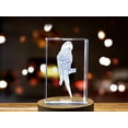 thumbnail image 3 of Parrot Serenade | 3D Engraved Crystal Keepsake, 3 of 6