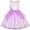 Purple, variant on Girls Dress Pink Sequin Lace Party Wedding Pageant Tulle Sleeveless 8 Years