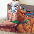 thumbnail image 3 of Lsque Scooby-Doo Pattern Fuzzy Fleece Throw Blanket Extra Large,Super Soft,Fluffy and Warm Blankets for Couch,Bed,All Season Use (60"x50"), 3 of 7