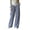 Blue, variant on Maplenight Womens Plaid Pajamas Pants Wide Leg Elastic Waist Pants Loose Casual Loungewear Sleep Bottoms