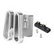 thumbnail image 1 of Adaptador de bloque de soporte delantero, pieza de ciclismo ultraligera, para deportes, aleación de aluminio. Plata, 1 of 9
