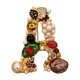 thumbnail image 1 of Crystal Pearl Inicial Broche chapado en oro esmalte de color Letra Broche Broche Joyería, 1 of 2
