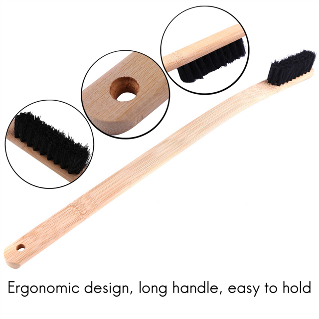 10X Auto Engine Cleaning Brush Car Rim Wheel Tire Cleaning Multi-Function Bamboo Handle Mane Brushes Car Wash Cleaning