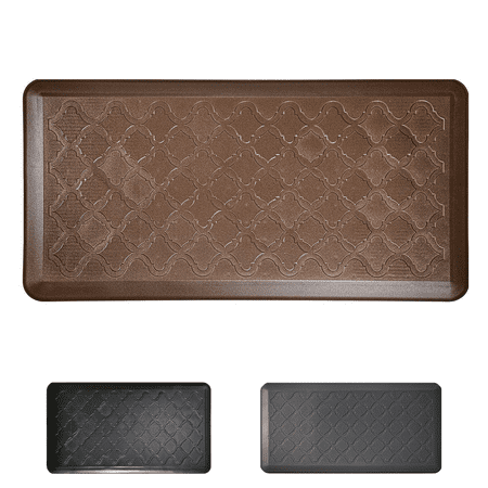 

Art3d 39 X 20 Non-Slip Anti-Fatigue Kitchen Office Standing Rug Comfort Mat with Extra Support and Thick in Brown