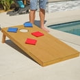 thumbnail image 2 of GoSports Official Regulation Cornhole Bean Bags Set of 8 Bags, Red and Blue, 2 of 6