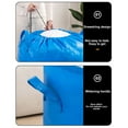 thumbnail image 4 of Extra Thick Moving Woven Bag, Logistics Package Bag, Large Capacity Moving Luggage Storage Bag, Coarse Cloth Bag With Portable Handle, Wear-proof Material, Drawstring Closure, 4 of 9