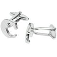 thumbnail image 3 of BodyJ4You 2PC Cufflinks Personalized Initials Letter C Men's Button Shirt Business Gift, 3 of 6