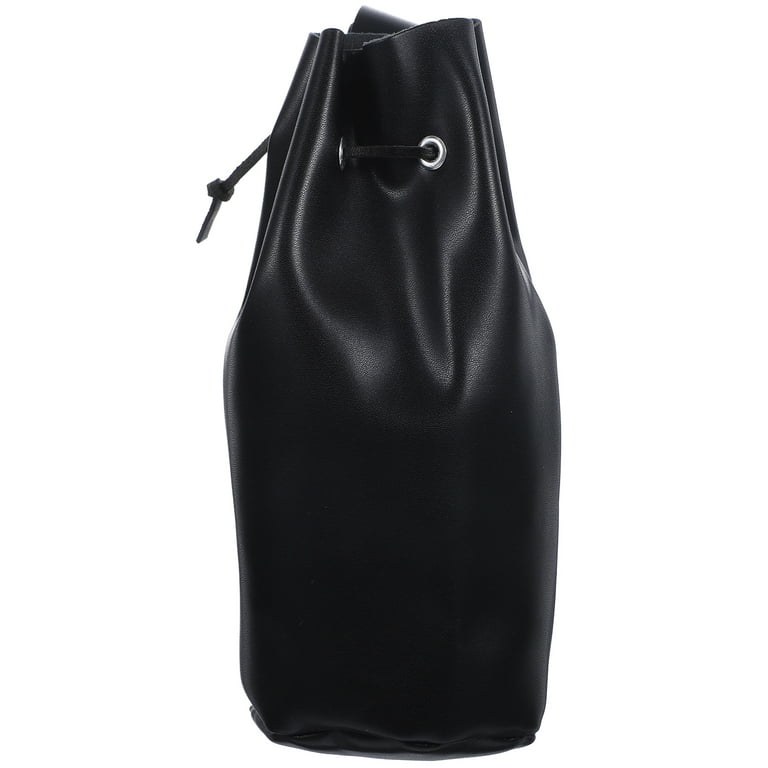 Medieval Faux Leather Pouch Portable Drawstring Purse Medieval