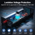 thumbnail image 4 of Inversor de corriente HONOURLIGHT de 3000 W, 6000 W, pico, 12 V a 110 V AC, 4 of 7