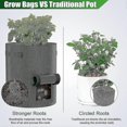 thumbnail image 5 of 4 Pieces Potato Planting Bag Planting Bag 10 Gallon Vegetable Tomato Plants, 5 of 5