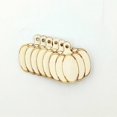 thumbnail image 3 of 1Set Halloween Wood Cutouts Pumpkin Cutouts Pumpkin Slices Home Decors with Hemp Rope, 3 of 3
