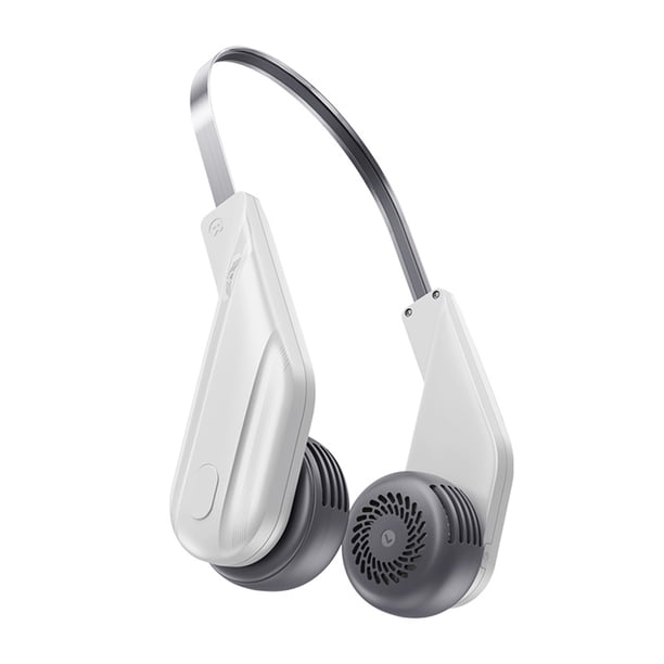 Ventilador de cuello portátil, manos libres, sin hojas, recargable, portátil, personal