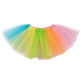thumbnail image 4 of JAJAHO Girl Tutu Skirt Rainbow Tulle Skirts For Little Girls Fluffy Ballet Dress Up For Party Halloween 2-8 Years, 4 of 4