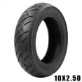 thumbnail image 3 of 10x2.5 Inch Tire Inner Tube Set 2.50 Pneumatic Tyre Inner Tube 45° Valve for 10inch Electric Scooter,1 *Tire+1* Inner Tube,Black, 3 of 8