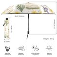 thumbnail image 3 of FORMRS Travel Umbrella Folding Auto Open Close Windproof Rain UV Protection, Floral Rabbit, 3 of 8