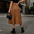 thumbnail image 6 of Summer Dresses for Women Womens Summer Fashion Solid Color Loose Irregular Elastic Waist Skirt, 6 of 8