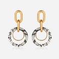 thumbnail image 5 of Pendientes circulares simples para mujer y niña, accesorio de joyería para decoración (A), 5 of 5