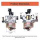thumbnail image 4 of 951-15236 751-15236 Carburetor For Carburetor For 2410 2660, Cad, 4 of 5