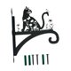 thumbnail image 3 of Percha de metal para pared con tornillos, diseño de animales, ideal para patio y porche. Gato, 3 of 9