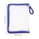 thumbnail image 2 of Bolsa transparente impermeable con cremallera para artículos de tocador, bolígrafos, documentos, transparente, de fácil acceso, para el hogar, la oficina, viajes y organización, 2 of 8