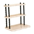 thumbnail image 1 of veasfak Counter Shelf Desktop Bookshelf Supplies Storage Rack for Living Room Office 3 Tier Wide, 1 of 9