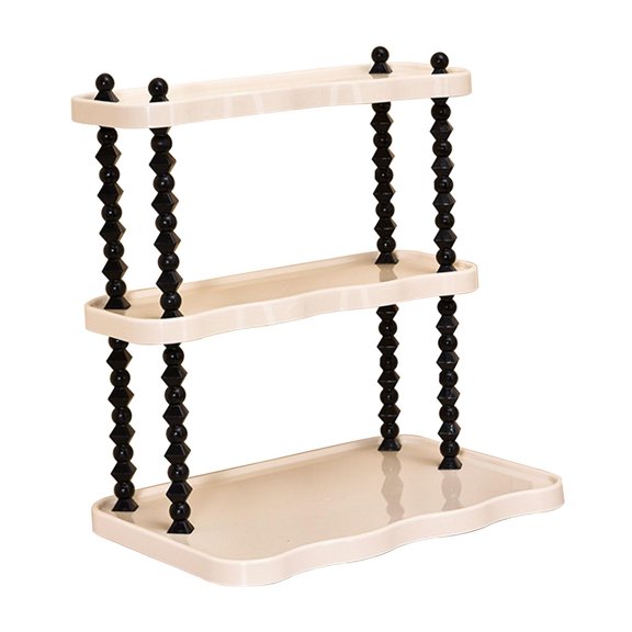 Baoblaze Counter Shelf Desktop Bookshelf Supplies Storage Rack for Living Room Tier Wide