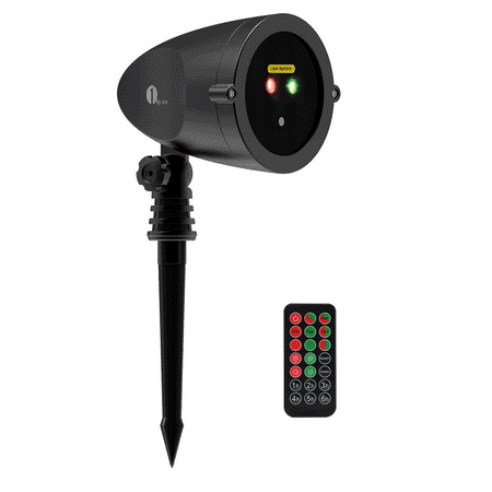 1byone Updated Aluminium Alloy Outdoor Laser Christmas Lights With 1byone Updated Aluminium Alloy Outdoor Laser Christmas Lights With Ir Wireless Remote Red And Green