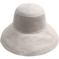 thumbnail image 4 of CoCopeaunts Breathable Mesh Bucket Hat Big Wide Brim Summer Outdoor Sun Protection Bucket Cap for Women Plain Fisherman Hat, 4 of 8