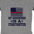 thumbnail image 3 of Inktastic Firefighter Godfather Fireman Boys or Girls Baby Bodysuit, 3 of 4