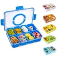 thumbnail image 1 of Bandeja dividida para servir aperitivos WACOI Travel Snackle Container, 1 of 7
