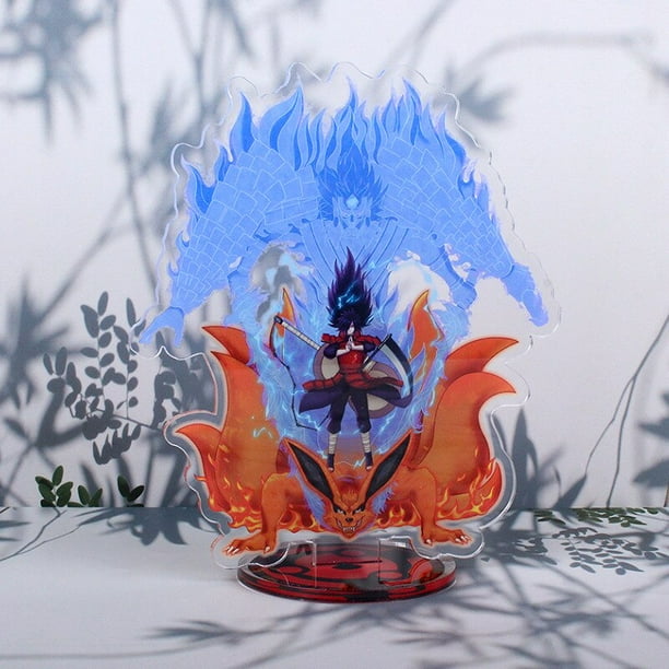 Figura de Anime de Naruto Shippuden, soporte acrílico, Akatsuki, Hatake, Kakashi, Senju, Tobirama, Haruno, Sakura, Uchiha, Sasuke, Susanoo, muñeco de juguete QYM unisex