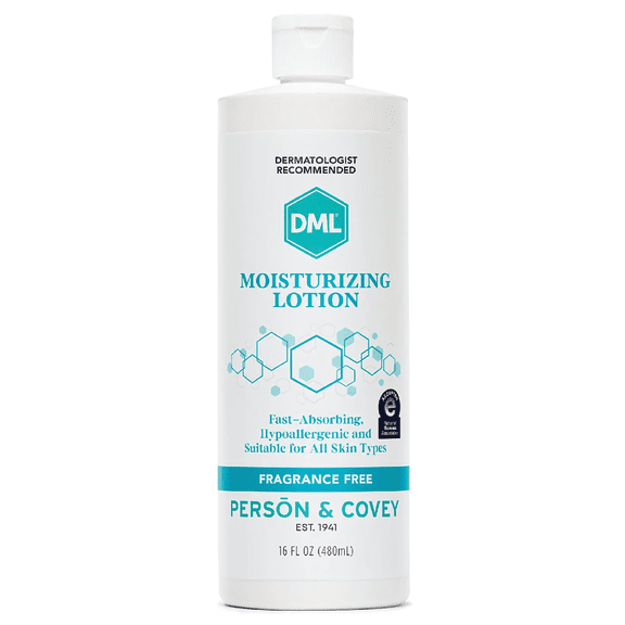 DML Moisturizing Lotion – Hand and Body Lotion Skin Care for Dry Skin, 16 oz
