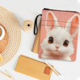 thumbnail image 4 of HELLHERO Polyester Notebook Wraps Book Lovers Gifts Cute Rabbit Book Cover Sleeve Retro Journals Planners Books Gift Bag Cute Rabbit, 4 of 8