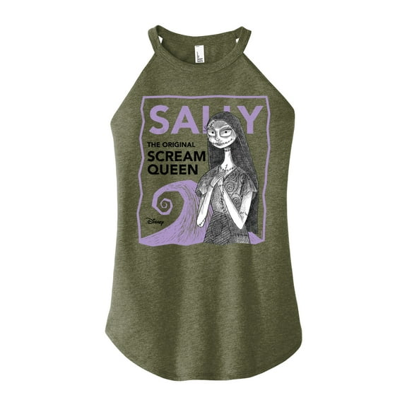 The Nightmare Before Christmas - Sally Scream Queen - Juniors High Neck Tank Top
