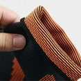 thumbnail image 3 of 1Pc Knee Support Anti-Collision Protection Non-slip High Stretch Relieve Fatigue Calf Sleeve Fitness Gear-Orange,M, 3 of 8