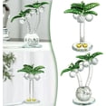 thumbnail image 4 of Palm Tree Figurine, Crystal Home Office Table Decoration, Resin, 4 of 6